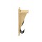 Flash Furniture 24" Bamboo Wall Mount Shelf with Hanging Hooks HFKHD-GDIS-CRE8-042315-GG - alternate 4